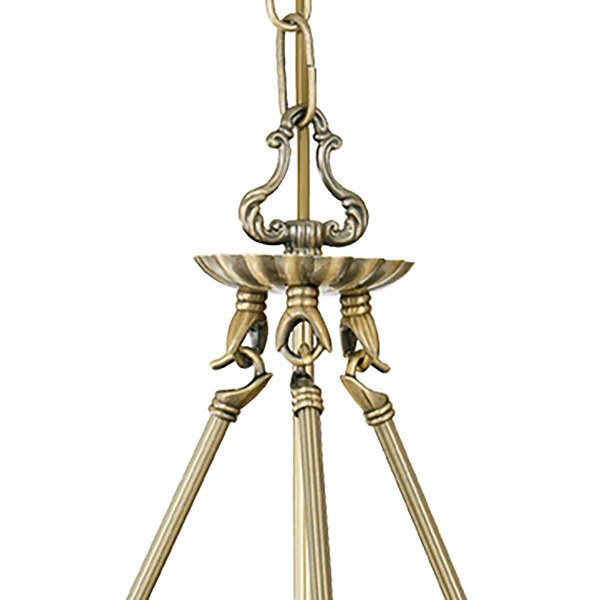 Kronleuchter Savoy - Glas / Stahl - Flammenanzahl: 3 - Image 4