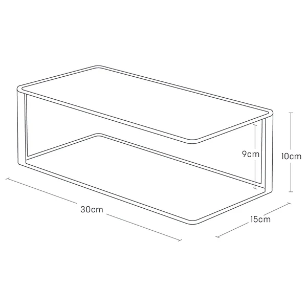 Küchenschrank Organizer Tower Dish - Stahl - Schwarz - Image 6