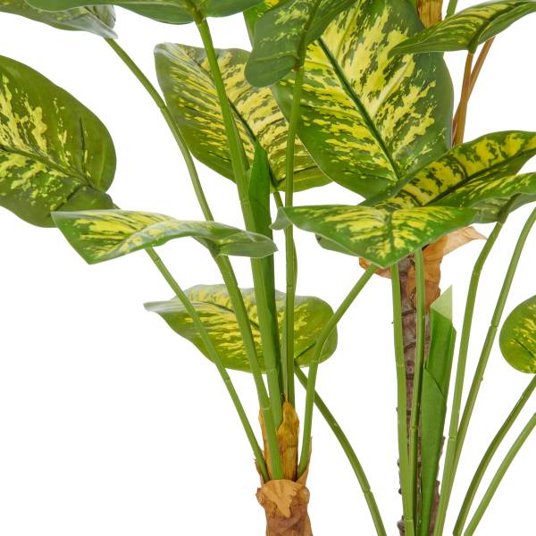 Kunstpflanze Dieffenbachia Typ B - Polyethylen - Grün / Schwarz - Image 2