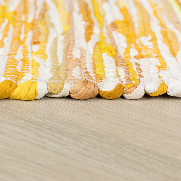 Kurzflorteppich Amira - Baumwolle - Gold / Mix - 230 x 160 cm - Gold - 230 x 160 cm - Image 3