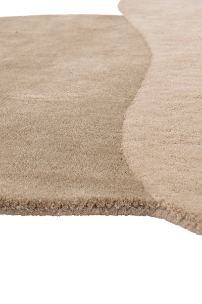 Kurzflorteppich Denton - Wolle - Braun / Beige - Image 4
