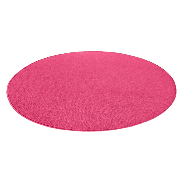 Kurzflorteppich Fancy Circle - Mischgewebe - Fuchsia - Durchmesser: 133 cm - Image 3