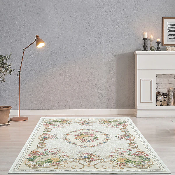 Kurzflorteppich Flomi Florence - Mischgewebe - Beige - 80 x 150 cm - Image 2