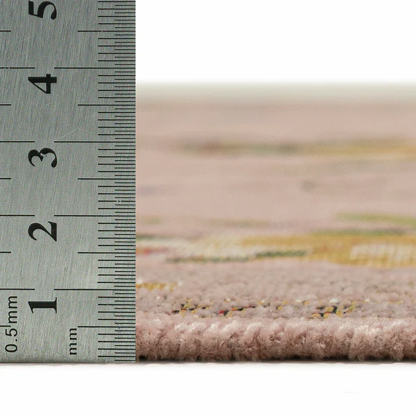 Kurzflorteppich Flomi Sagrini - Mischgewebe - Rosa - 70 x 120 cm - Image 6