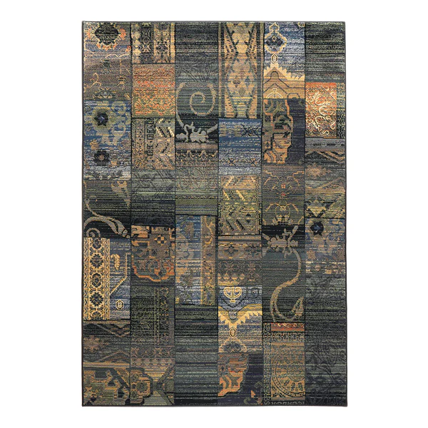Kurzflorteppich Gabiro 5504 - Polypropylene - Blau - 60 x 90 cm