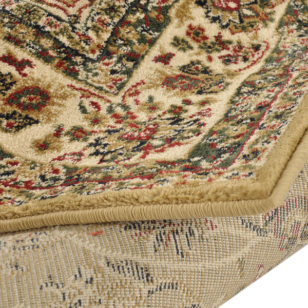 Kurzflorteppich Hamadan - Polypropylen - Beige - 80 x 150 cm - Image 4