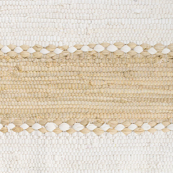 Kurzflorteppich Maher - Baumwolle - Beige - 170 x 120 cm - Beige - 170 x 120 cm - Image 5