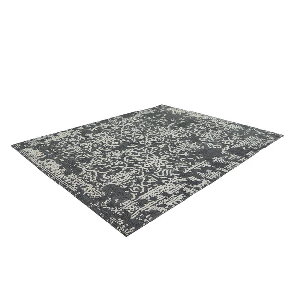 Kurzflorteppich River 130 - Webstoff - Grau / Anthrazit - 80 x 150 cm - Image 3