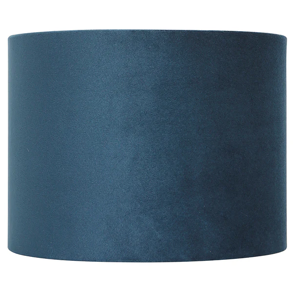 Lampenschirm Typ A - Samt - Blau - Durchmesser: 20 cm - Image 3