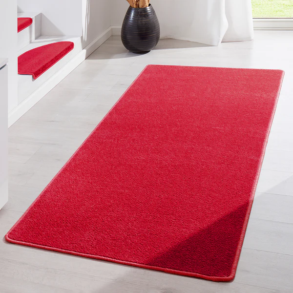 Läufer Fancy - Mischgewebe - Karminrot - 80 x 200 cm - Image 2