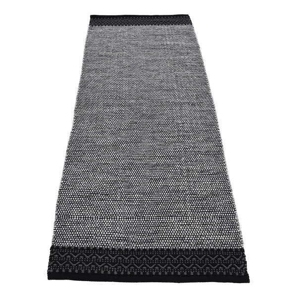 Läufer Kelim Mia - Baumwolle - Wendbar - Grau - 75 x 200 cm - Image 2