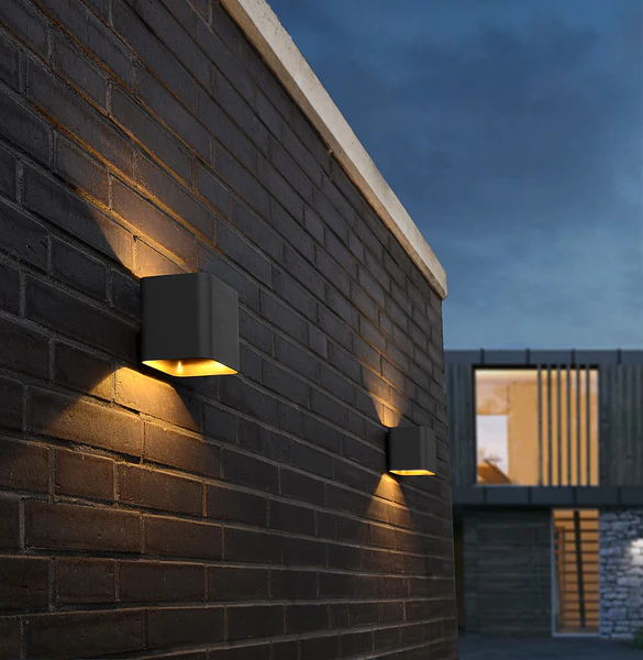 LED-Außenwandleuchte Dodd Typ C - Aluminium - 2-flammig - Image 2