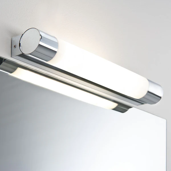 LED-Badleuchte Orgon - Acrylglas / Aluminium - 1-flammig - Chrom / Weiß - Breite: 44 cm - Image 3