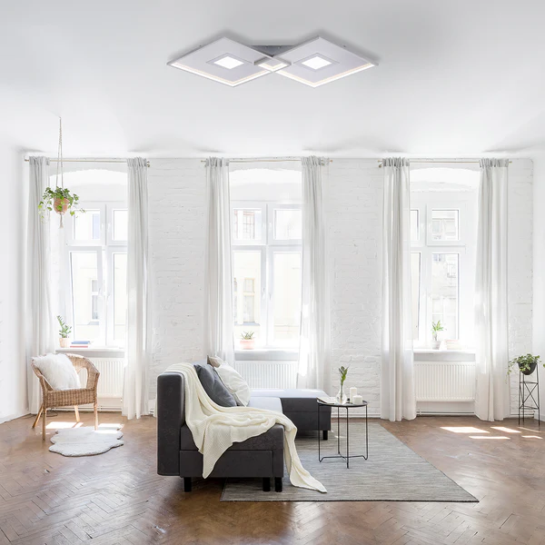LED-Deckenleuchte Amara IV - Aluminium - 1-flammig - Image 3