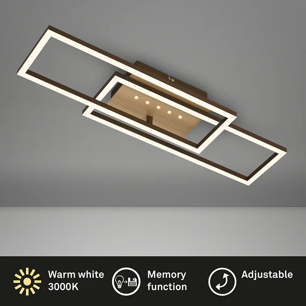 LED-Deckenleuchte Arruda - Aluminium / Polypropylen - Gold - Image 5