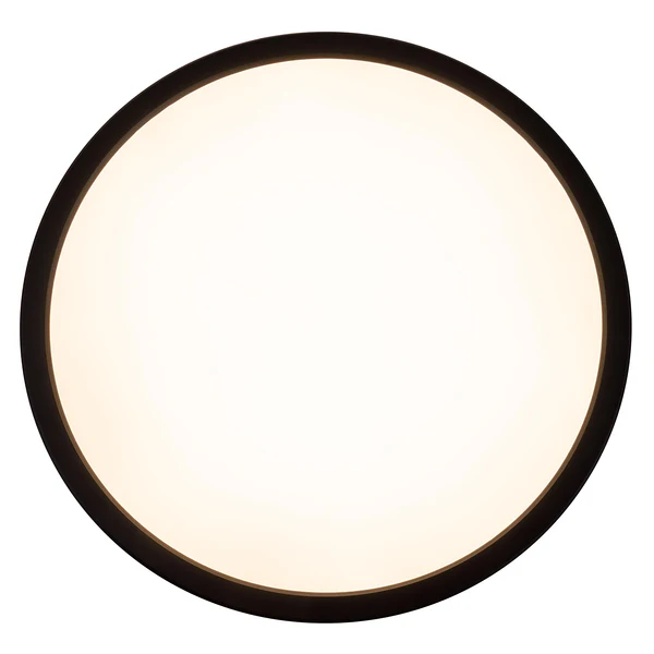 LED-Deckenleuchte Carlo - Kunststoff - Schwarz - 1-flammig - Durchmesser: 29 cm - Image 5