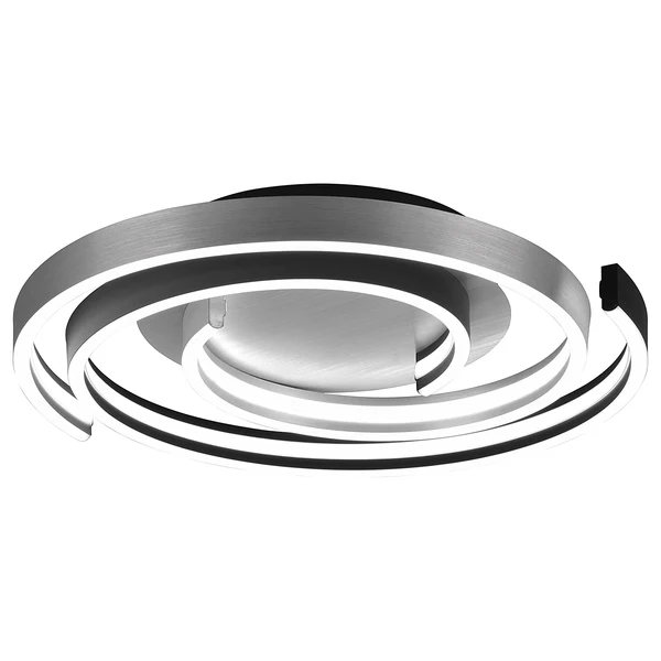 LED-Deckenleuchte Caya - Kunststoff / Stahl - 1-flammig - Silber - Image 2