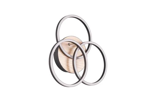 LED-Deckenleuchte Circle - Eisen - 1-flammig - Braun - Image 11