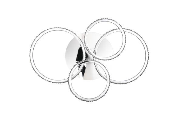LED-Deckenleuchte Cires - Eisen - 1-flammig - Silber - Image 6