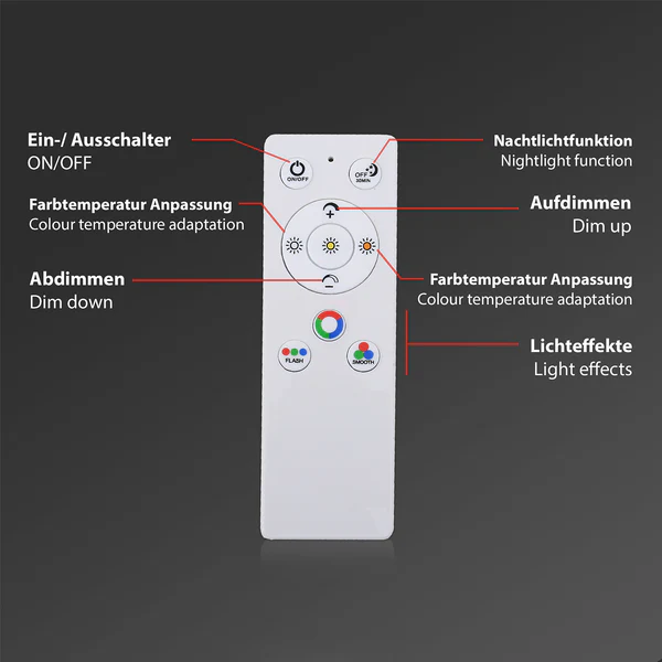 LED-Deckenleuchte  Colour - Aluminium - 1-flammig - Image 8
