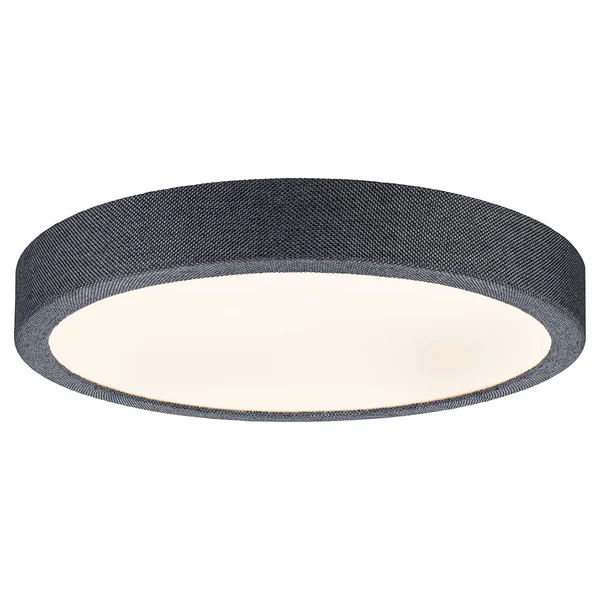 LED-Deckenleuchte Cosara Typ A - Kunststoff / Textil - Grau - 1-flammig - Grau