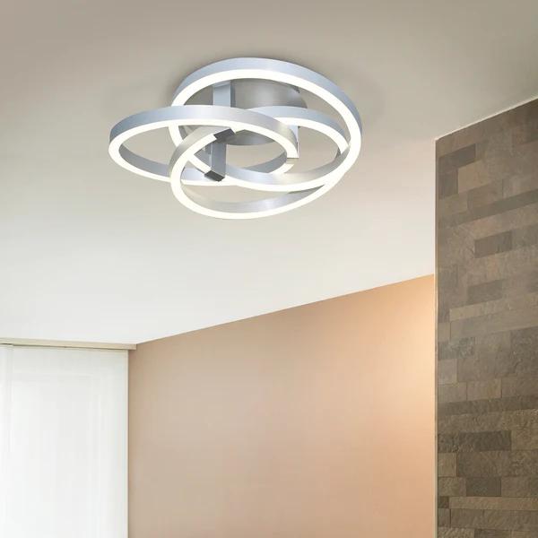 LED-Deckenleuchte Divora - Acrylglas Aluminium - 1-flammig - Image 4