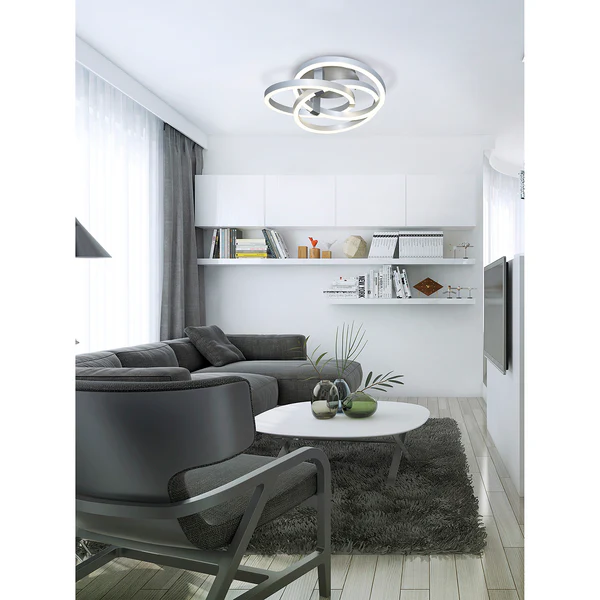 LED-Deckenleuchte Divora - Acrylglas Aluminium - 1-flammig - Image 5