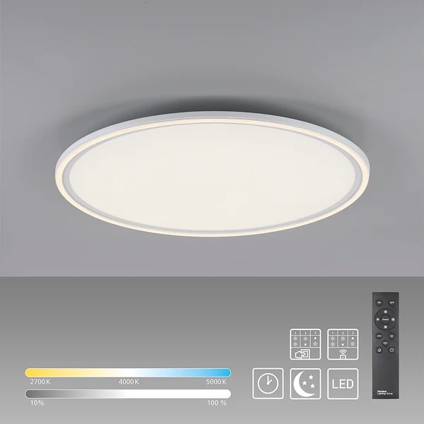 LED-Deckenleuchte Edging - Polycarbonat / Stahl - 2-flammig - Image 9