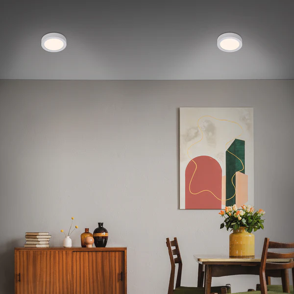 LED-Deckenleuchte Fire I - Polycarbonat / Eisen - 1-flammig - Silber - Image 5