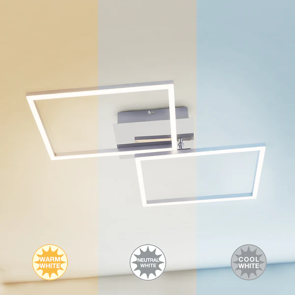 LED-Deckenleuchte  Frame - Acryl / Stahl - 1-flammig - Image 7