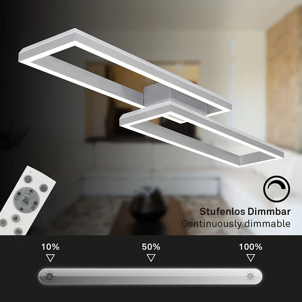 LED-Deckenleuchte Frame Back VI - Nylon / Eisen - 2-flammig - Image 7