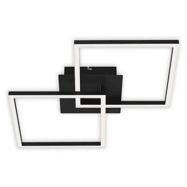 LED-Deckenleuchte Frame VI - Polycarbonat / Eisen - 1-flammig