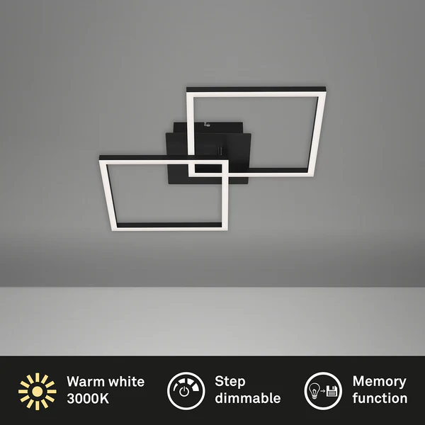 LED-Deckenleuchte Frame VI - Polycarbonat / Eisen - 1-flammig - Image 6