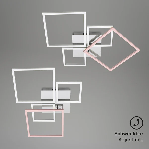LED-Deckenleuchte Frame XI - Polycarbonat / Eisen - 1-flammig - Image 7