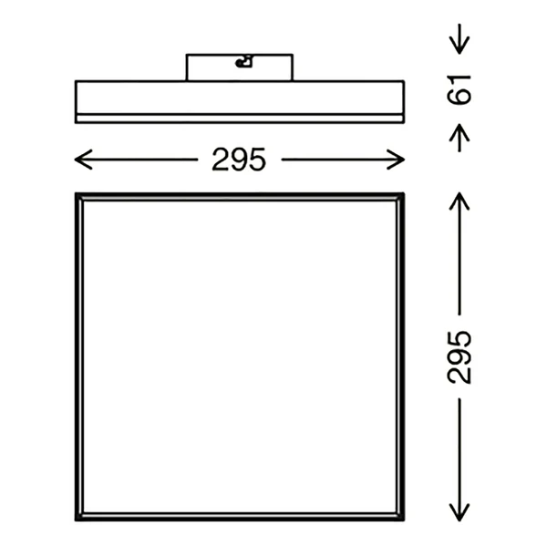 LED-Deckenleuchte  Frameless - Polycarbonat / Eisen - 1-flammig - Image 2