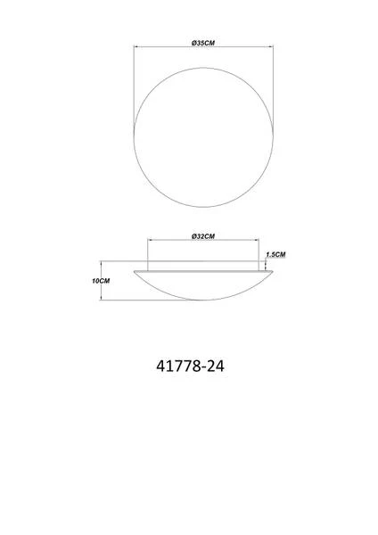 LED-Deckenleuchte Gaia - Acrylglas / Eisen - 1-flammig - Image 4
