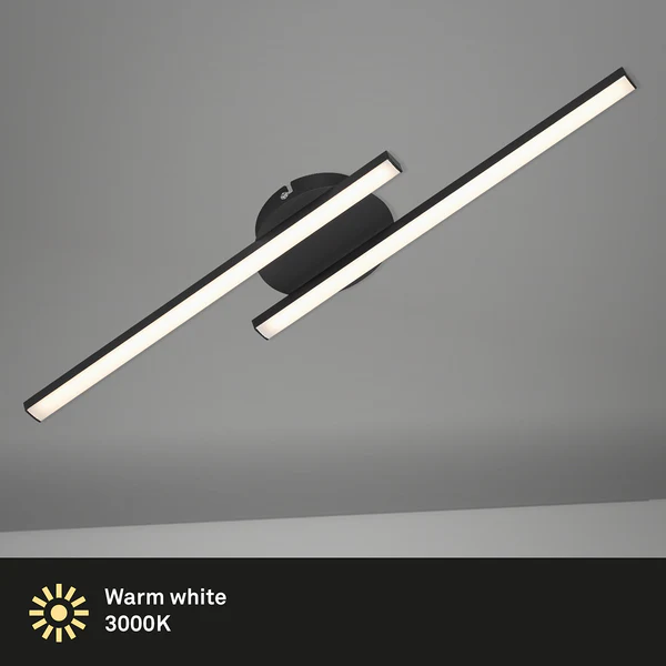 LED-Deckenleuchte  Go - Polycarbonat / Eisen - 2-flammig - Image 4