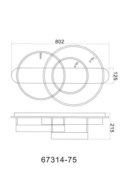 LED-Deckenleuchte Grouni Typ B - Acrylglas / Eisen - 1-flammig - Image 9