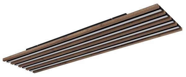 LED-Deckenleuchte Hayden rechteckig - Acrylglas / Eisen - 1-flammig - Breite: 120 cm - Image 4