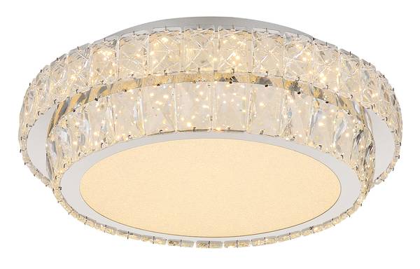 LED-Deckenleuchte Klara - Glas / Eisen - 1-flammig - Durchmesser: 40 cm - Image 6