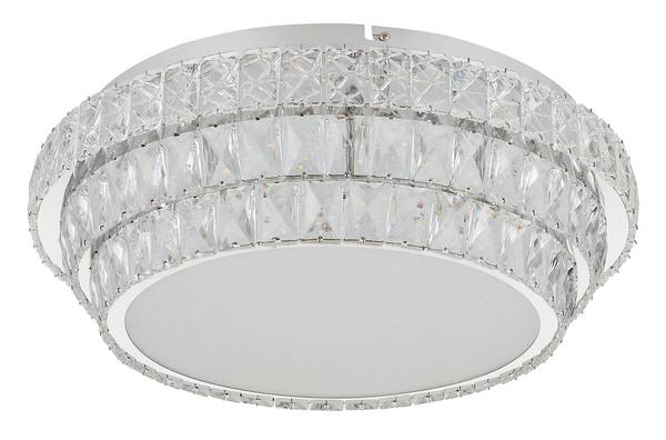 LED-Deckenleuchte Klara - Glas / Eisen - 1-flammig - Durchmesser: 50 cm - Image 4