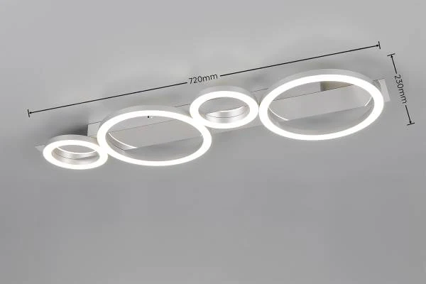 LED-Deckenleuchte Lumos - Eisen - 1-flammig - Weiß - Image 6