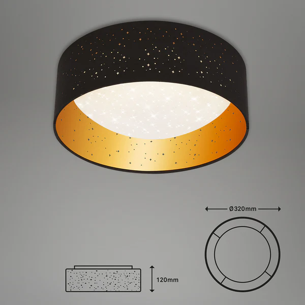 LED-Deckenleuchte Maila III - Polycarbonat / Eisen - 1-flammig - Image 2