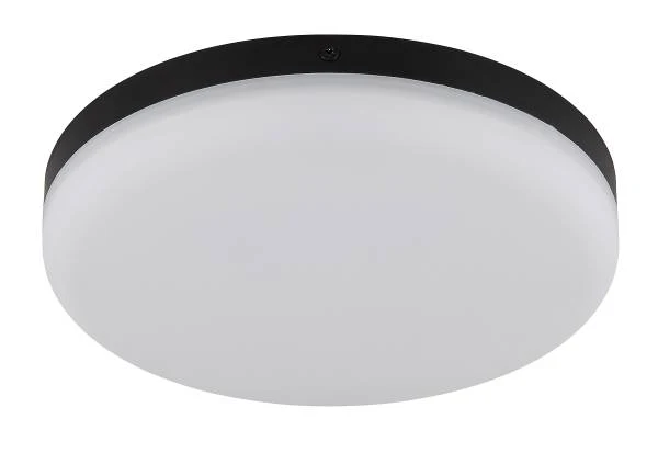 LED-Deckenleuchte Matthew rund - Acrylglas - 1-flammig - Schwarz - Durchmesser: 22 cm - Image 4