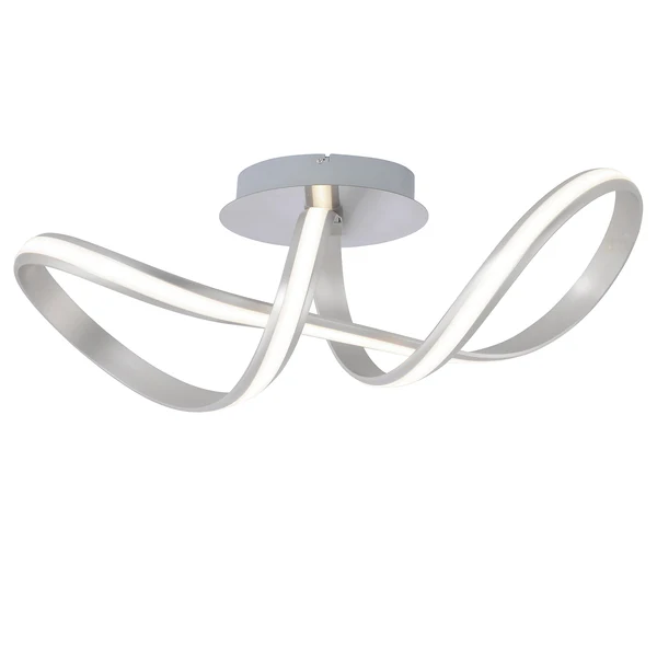 LED-Deckenleuchte Melinda - Acrylglas / Aluminium - 1-flammig