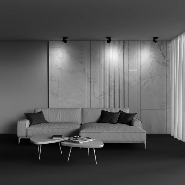 LED-Deckenleuchte Onda Typ C - Aluminium - 1-flammig - Image 2