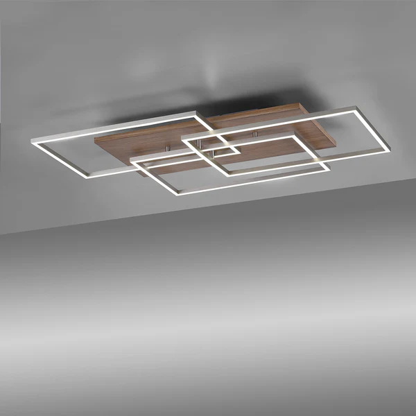 LED-Deckenleuchte Palma V - Kunststoff / Eisen; Aluminium - 3-flammig - Image 2