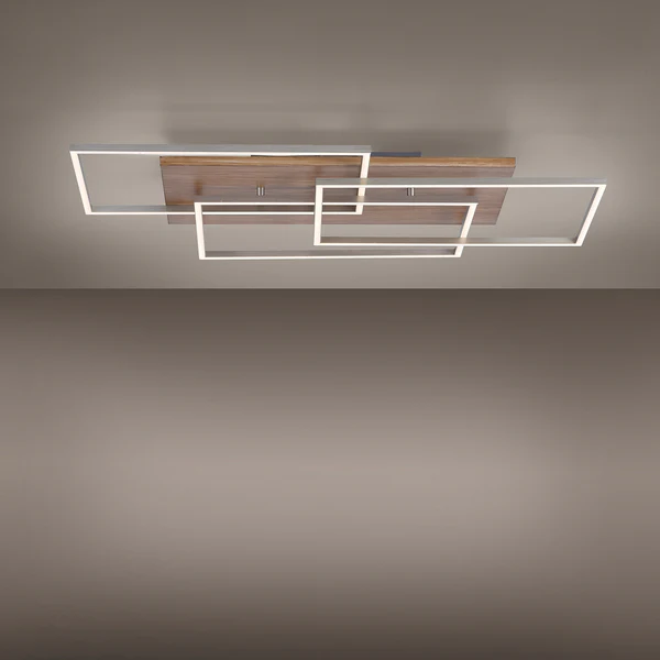 LED-Deckenleuchte Palma V - Kunststoff / Eisen; Aluminium - 3-flammig - Image 6