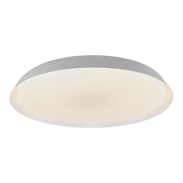 LED-Deckenleuchte Piso - Kunststoff / Stahl - 1-flammig - Weiß