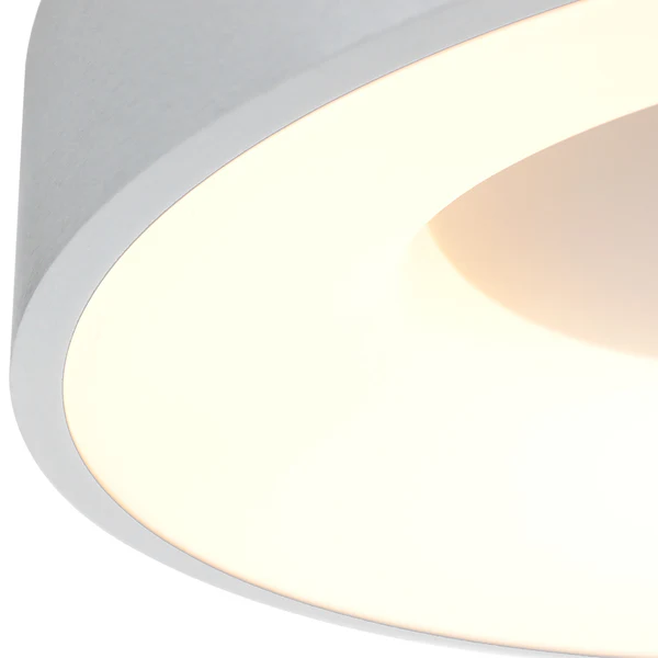LED-Deckenleuchte Ringlede - Acrylglas / Aluminium - 1-flammig - Silber - Durchmesser: 38 cm - Image 7